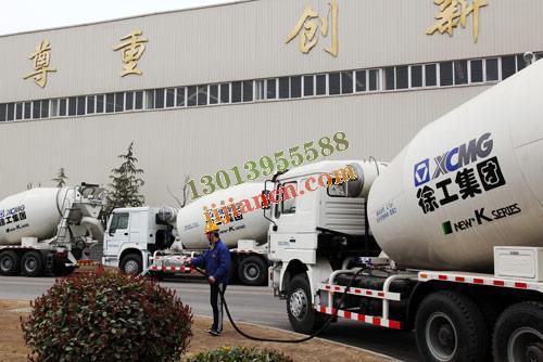 徐工搅拌车辆调试后水箱 余水浇灌10天节水百余吨